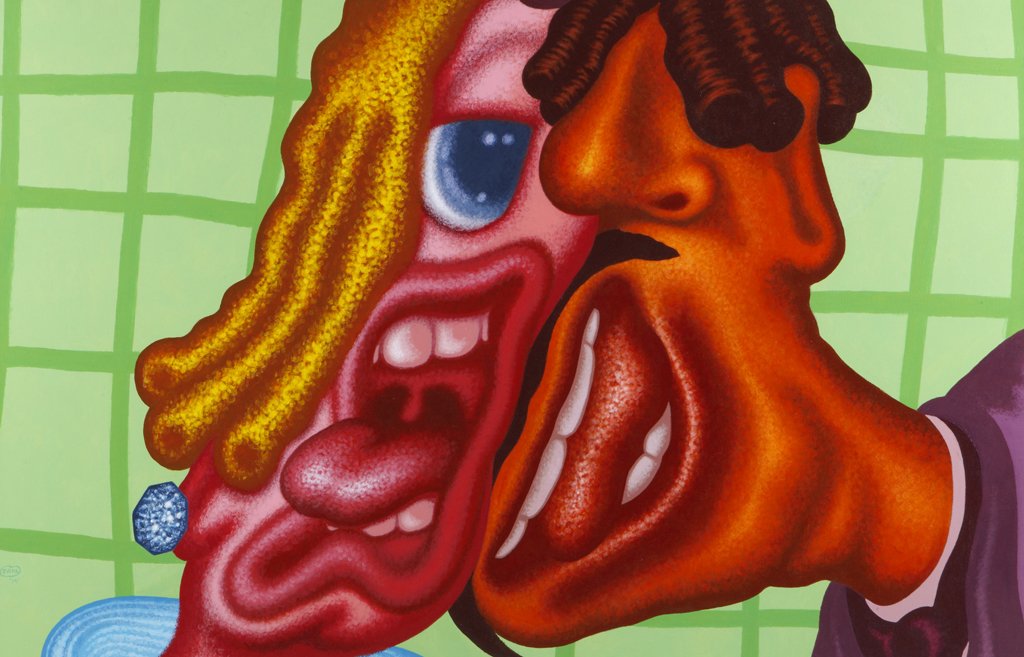 Peter Saul - Duet - Detail