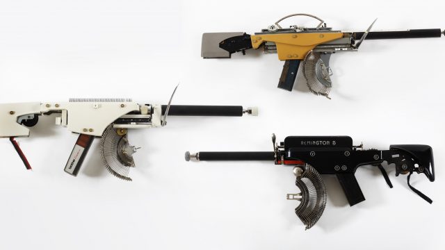 Typewriter guns